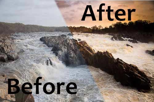 Before and After Great Falls Virginia