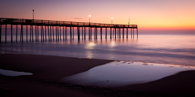 Click to view full screen - Ocean City Pier Before Dawn