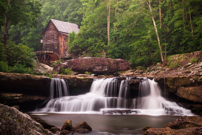 Click to view full screen - Glade Creek Grist Mill